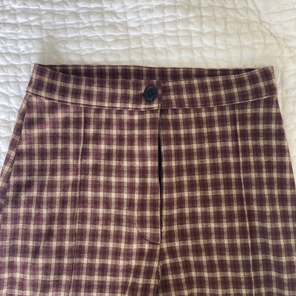 Free People Plaid Pants